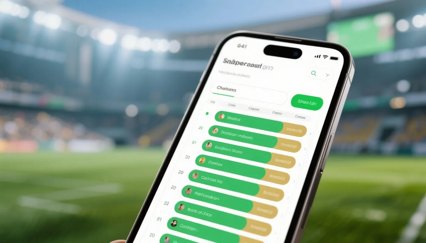 手机端查看世界杯赛程列表的示意图