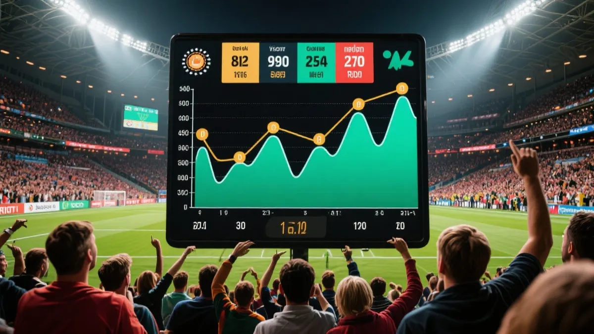 小组赛期间赔率波动与成交量示意